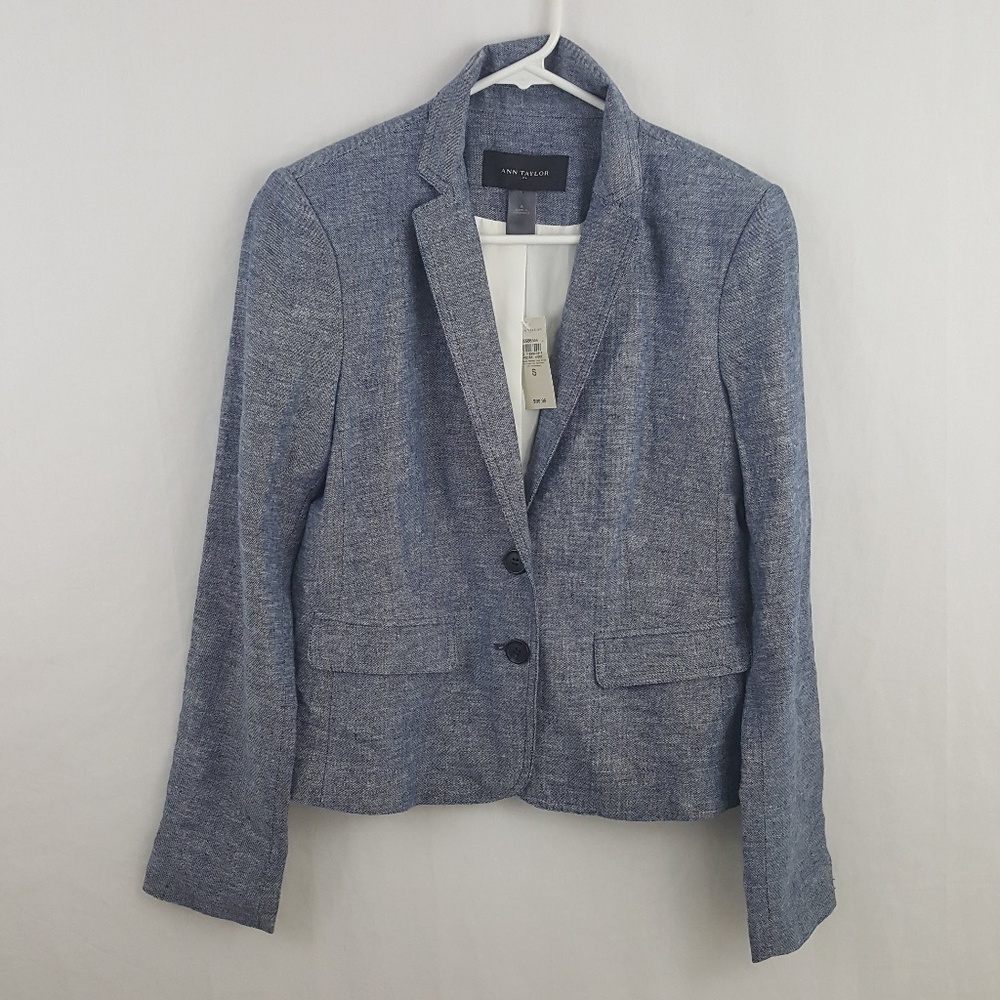 Ann Taylor Linen Blazer